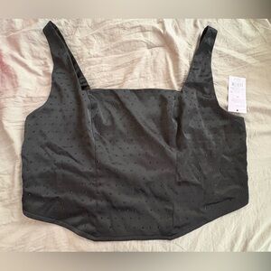 wild fable Black Smocked Tube Top